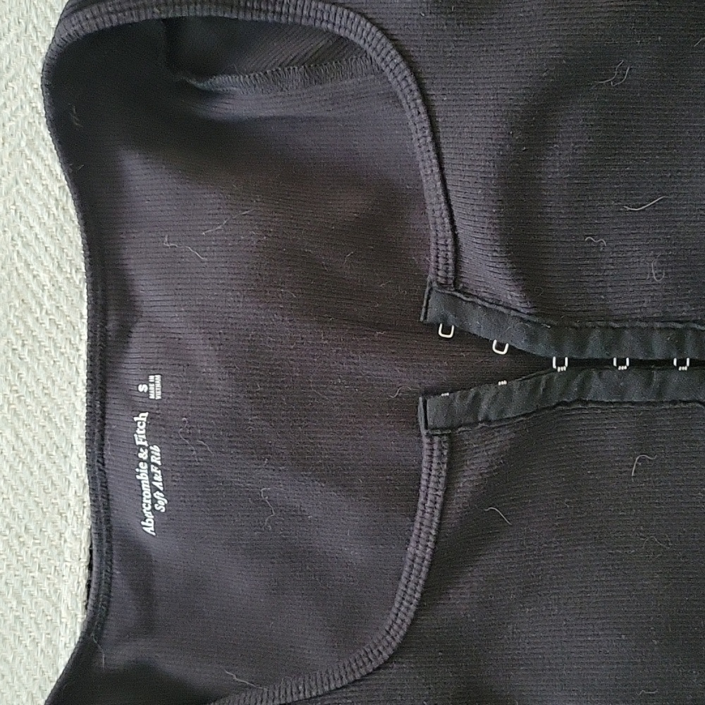 Abercrombie S black bodysuit